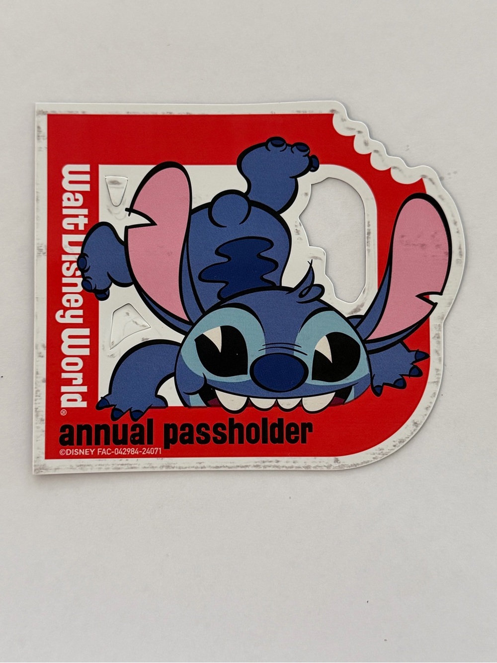 Disney Annual Passholder Magnet Stitch